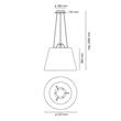 Tolomeo Mega lámpara colgante Artemide
